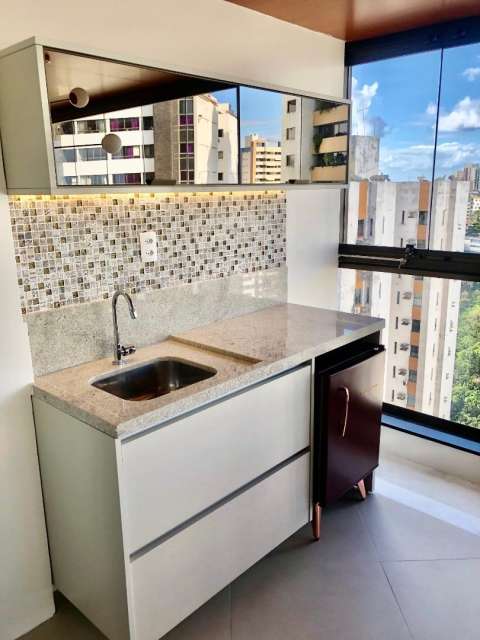 Apartamento MOBILIADO na Graça com 1 suíte, 50m² para alugar por R$ 4.964,00