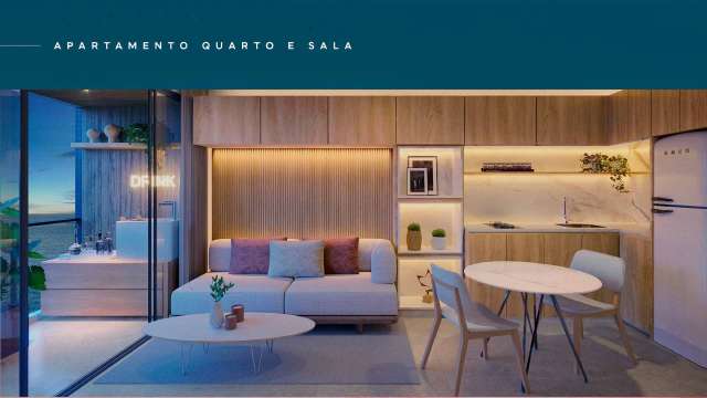 Beach Class Rio Vermelho - Studio com 1  suíte, 26 m² à venda por R$ 365.000,00