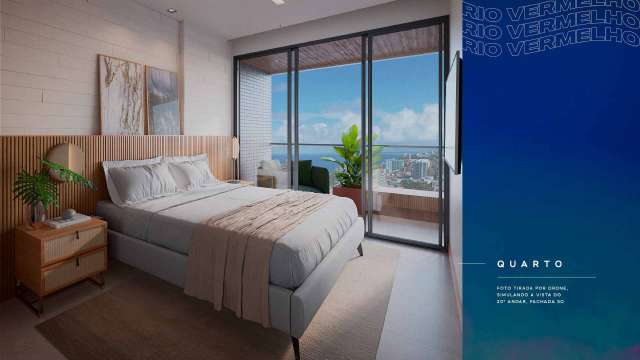 Beach Class Rio Vermelho - Studio com 1  suíte, 26 m² à venda por R$ 365.000,00