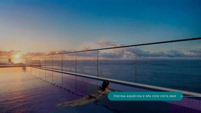 Beach Class Rio Vermelho - Studio com 1  suíte, 26 m² à venda por R$ 365.000,00