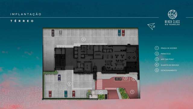 Beach Class Rio Vermelho - Studio com 1  suíte, 26 m² à venda por R$ 365.000,00