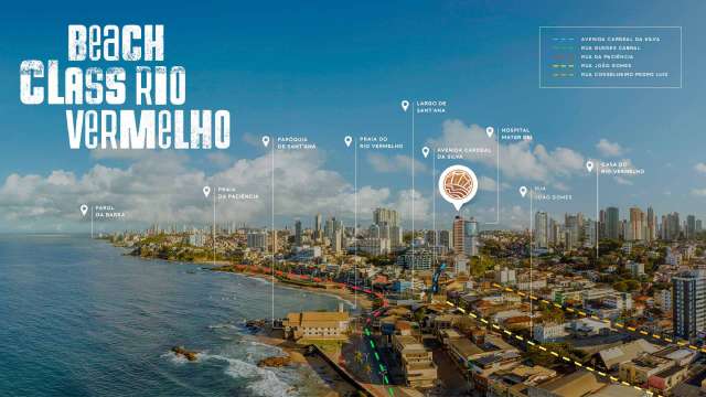 Beach Class Rio Vermelho - Studio com 1  suíte, 26 m² à venda por R$ 365.000,00