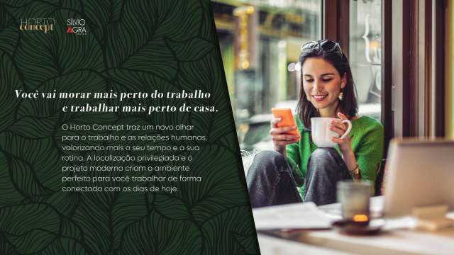 HORTO CONCEPT - SALAS À VENDA A PARTIR DE R$ 479.328,22 NO HORTO
