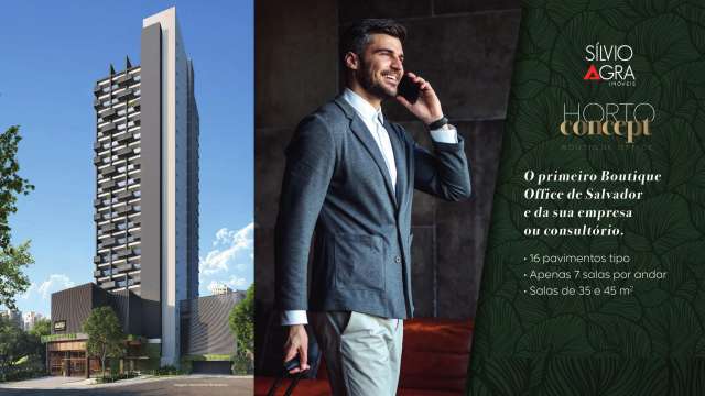 HORTO CONCEPT - SALAS À VENDA A PARTIR DE R$ 479.328,22 NO HORTO