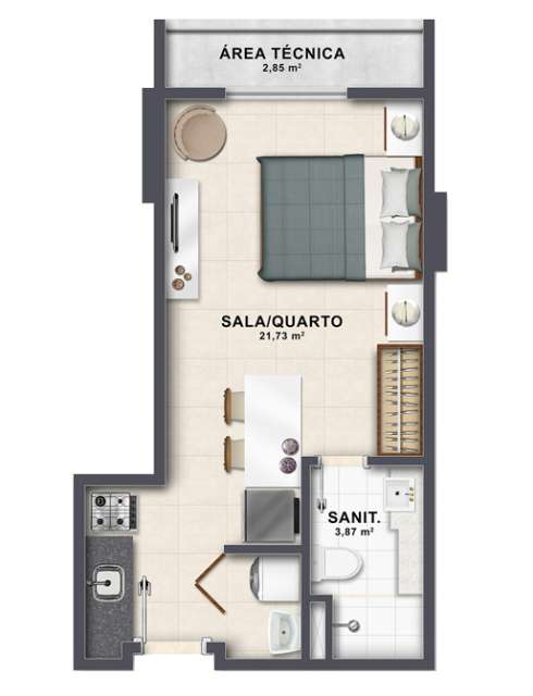 PREMIUM STELLA MARIS - STUDIOS À VENDA A PARTIR DE R$ 450.000,00 EM STELLA MARIS