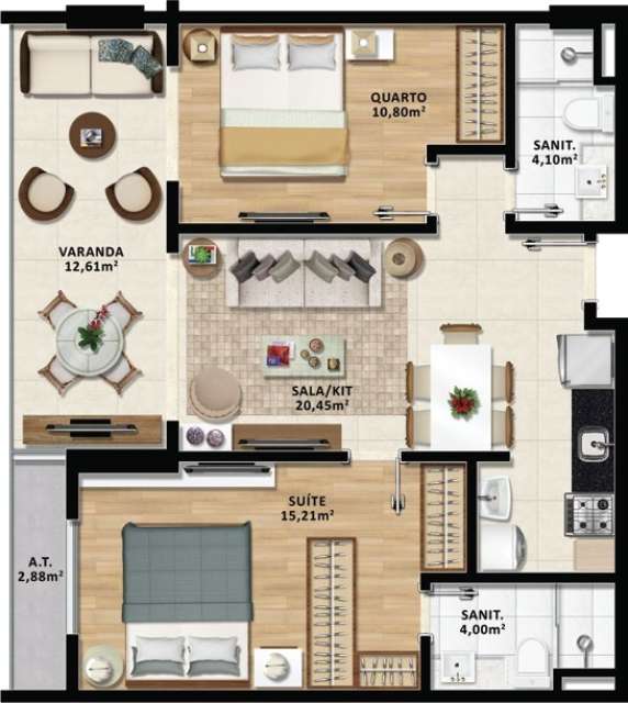 PREMIUM STELLA MARIS - STUDIOS À VENDA A PARTIR DE R$ 450.000,00 EM STELLA MARIS
