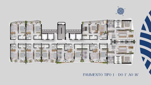 BEACH CLASS JAGUARIBE - Apartamentos de 1 e 2 suítes à venda a partir de R$776.000,00 em Jaguaribe
