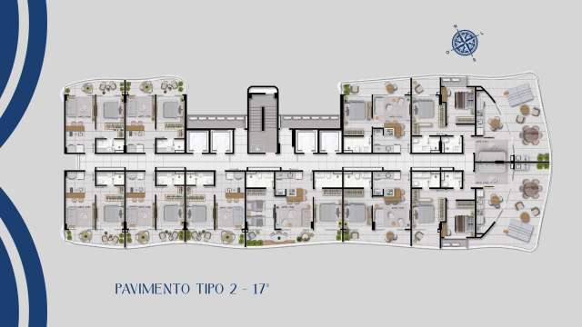 BEACH CLASS JAGUARIBE - Apartamentos de 1 e 2 suítes à venda a partir de R$776.000,00 em Jaguaribe