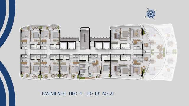 BEACH CLASS JAGUARIBE - Apartamentos de 1 e 2 suítes à venda a partir de R$776.000,00 em Jaguaribe