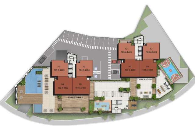 RESIDENCIAL ORQUIDÁRIO - APARTAMENTOS DE 2 QUARTOS À VENDA A PARTIR DE R$ R$567.000,00  NO PARQUE BELA VISTA