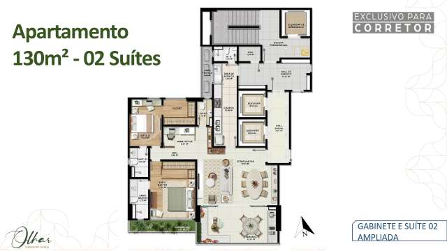 OLHAR - APARTAMENTOS DE 3 SUÍTES À VENDA A PARTIR DE R$ 1.970.000,00 NO CAMINHO DAS ÁRVORES