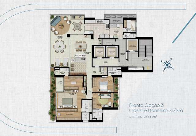 MIRAT MARTINS DE SÁ - APARTAMENTOS DE 4 SUÍTES À VENDA A PARTIR DE R$ 3.643.000,00  NO HORTO FLORESTAL