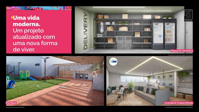 ART STUDIO  OPEN SPACES - STUDIOS À VENDA A PARTIR DE R$ 392.982,80 EM ARMAÇÃO