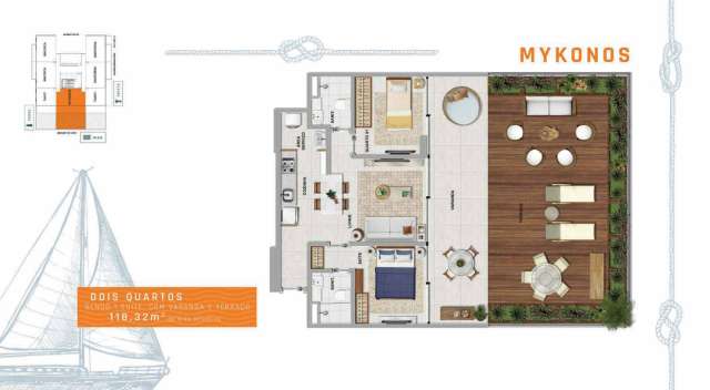 NAU BARRA - APARTAMENTOS QUARTO/SALA À VENDA A PARTIR DE R$ 620.326,21