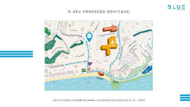 BLUE BARRA - APARTAMENTO COM 1 QUARTO E 1 SUÍTE,  À VENDA A PARTIR DE  R$554.600,00