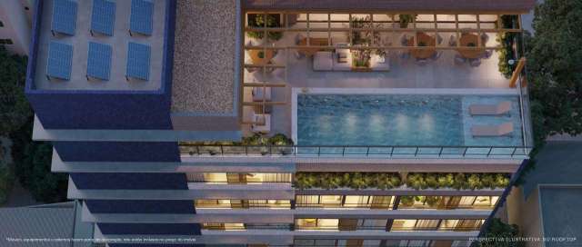BLUE BARRA - APARTAMENTO COM 1 QUARTO E 1 SUÍTE,  À VENDA A PARTIR DE  R$554.600,00