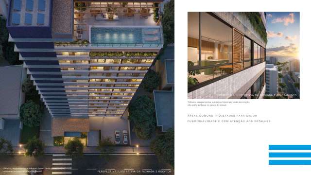 BLUE BARRA - APARTAMENTO COM 1 QUARTO E 1 SUÍTE,  À VENDA A PARTIR DE  R$554.600,00