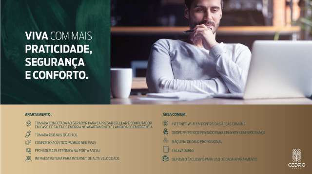 CEDRO HORTO - APARTAMENTO COM 3 SUÍTES, À VENDA A PARTIR DE R$ 2.048.978,09