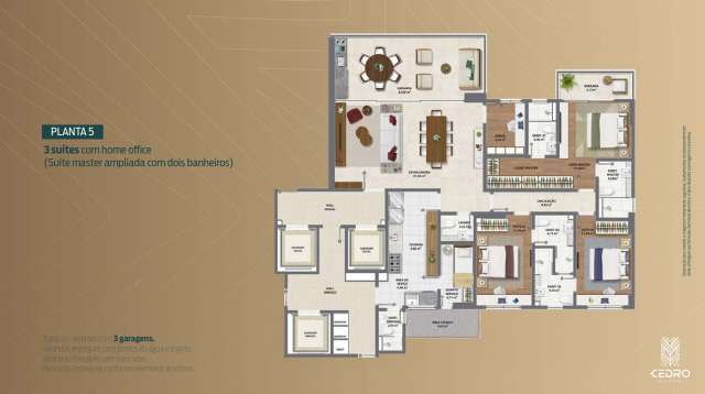 CEDRO HORTO - APARTAMENTO COM 3 SUÍTES, À VENDA A PARTIR DE R$ 2.048.978,09