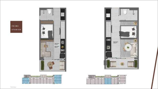 Alive Corredor da Vitória - Apartamento com 1 quarto,  de 29,79 m² à venda a partir de R$ 480.000,00