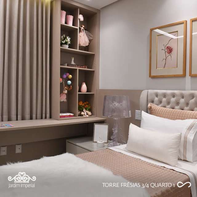 Jardim Imperial 3 e 4 quartos no Cidade Jardim