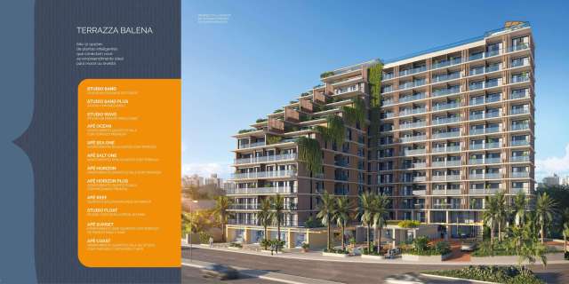 TERRAZZA BALENA - STÚDIOS À VENDA A PARTIR DE R$ 331.436,75 EM ARMAÇÃO | SALVADOR/BA