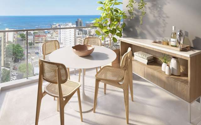 ESTILO PITUBA - QUARTO E SALA À VENDA A PARTIR DE R$403.452,68 NA PITUBA