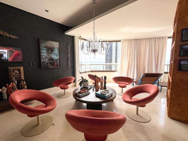 Apartamento na Ondina com 3 suítes, 310m² à venda por R$ 3.500.000,00