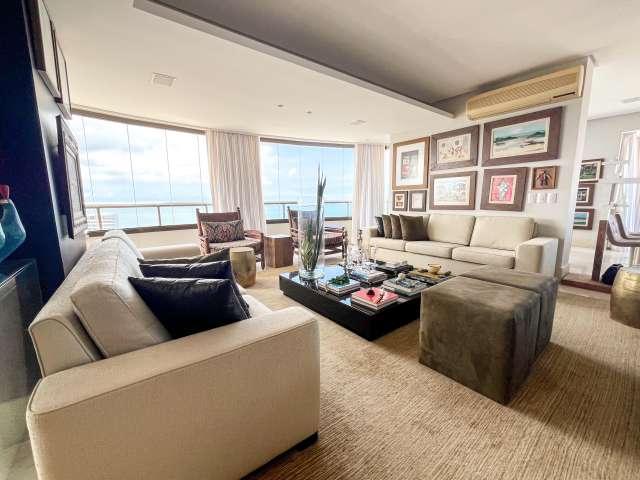 Apartamento na Ondina com 3 suítes, 310m² à venda por R$ 3.500.000,00