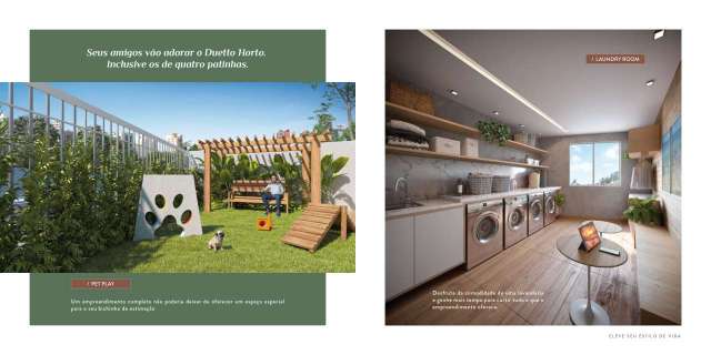 DUETTO HORTO - APARTAMENTO NO HORTO FLORESTAL COM 1 QUARTO, 43M² À VENDA R$ 650.000,00
