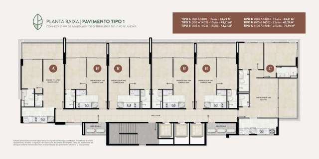DUETTO HORTO - APARTAMENTO NO HORTO FLORESTAL COM 1 QUARTO, 43M² À VENDA R$ 650.000,00