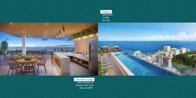 Apartamento na Barra EM CONSTRUÇÃO, quarto e sala, 36m², R$ 653.842,00