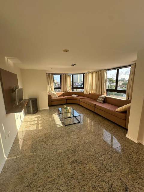 Apartamento com 4 quartos e 4 suítes, 255,00 m² para alugar por R$ 7.280,00 - Horto Florestal, Salvador/BA 