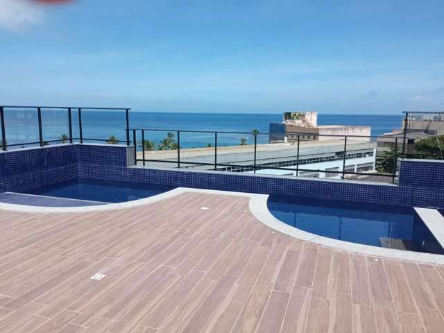 Apartamento na Ondina PORTEIRA FECHADA com 1 quarto, 45m² à venda por R$ 550.000,00