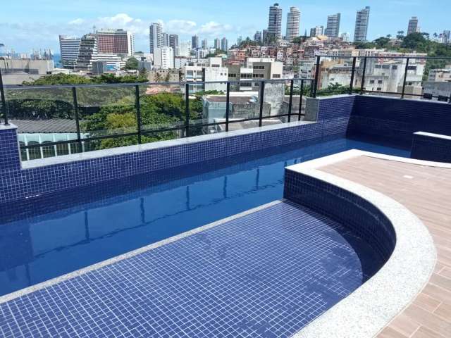 Apartamento na Ondina PORTEIRA FECHADA com 1 quarto, 45m² à venda por R$ 550.000,00