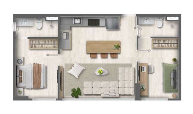 BLEND PITUBA - 2 SUÍTES E 2/4 NA R. RIO GRANDE DO SUL - SALVADOR/BA - A PARTIR DE R$562.600,00