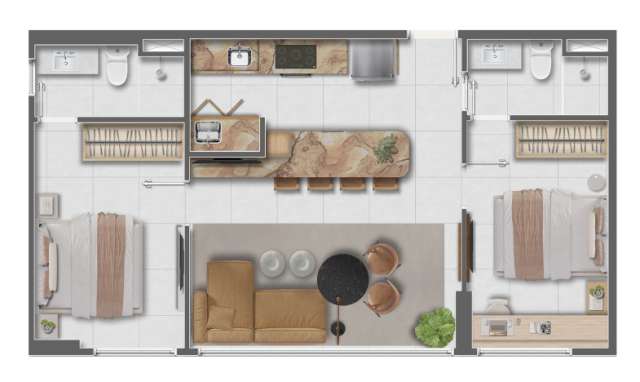 BLEND PITUBA - 2 SUÍTES E 2/4 NA R. RIO GRANDE DO SUL - SALVADOR/BA - A PARTIR DE R$562.600,00