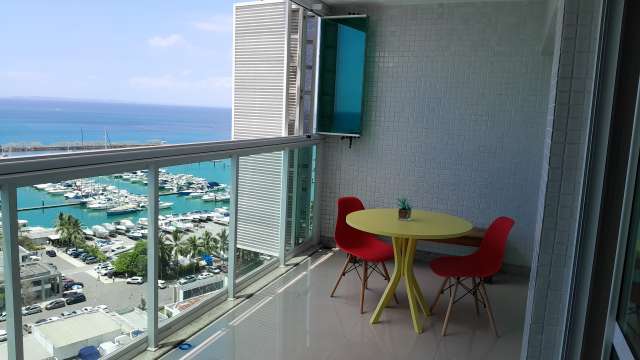 Apartamento com 1 quarto, 59,00 m² para alugar por R$ 4.750,00, Gamboa, Salvador/BA