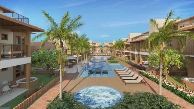 Apartamento de 2 suítes com amplo Garden e de 3 suítes com Duplex de Cobertura e terraço em Itacimirim a partir de R$700.000,00.