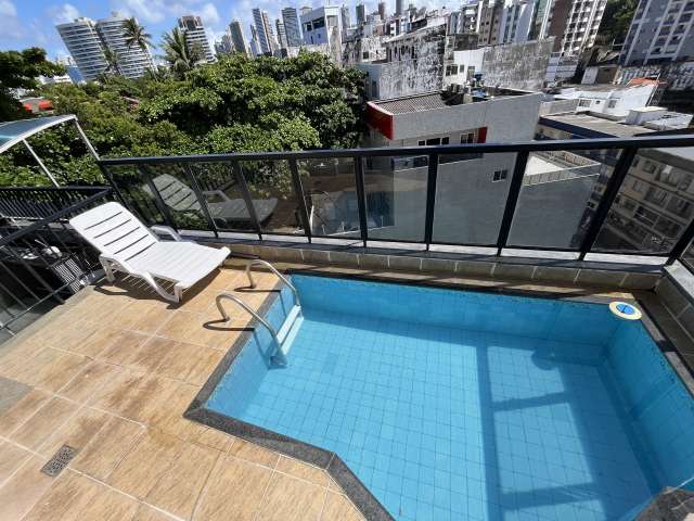 Cobertura no Rio Vermelho com 3 quartos sendo 2 suítes, 170m² à venda por R$ 520.000,00