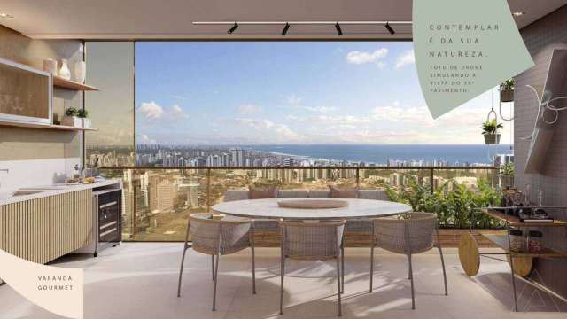 VIVANT - APARTAMENTO DE 3 SUÍTES À VENDA POR R$ 1.650.000,00 NO CAMINHO DAS ÁRVORES - SALVADOR/BA