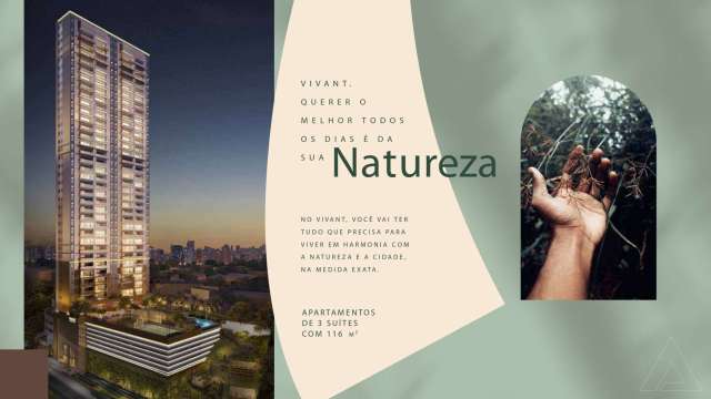 VIVANT - APARTAMENTO DE 3 SUÍTES À VENDA POR R$ 1.650.000,00 NO CAMINHO DAS ÁRVORES - SALVADOR/BA
