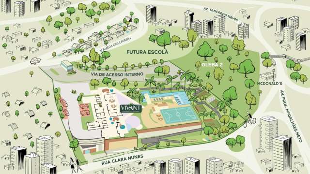 VIVANT - APARTAMENTO DE 3 SUÍTES À VENDA POR R$ 1.650.000,00 NO CAMINHO DAS ÁRVORES - SALVADOR/BA