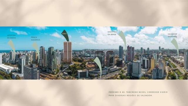 VIVANT - APARTAMENTO DE 3 SUÍTES À VENDA POR R$ 1.650.000,00 NO CAMINHO DAS ÁRVORES - SALVADOR/BA