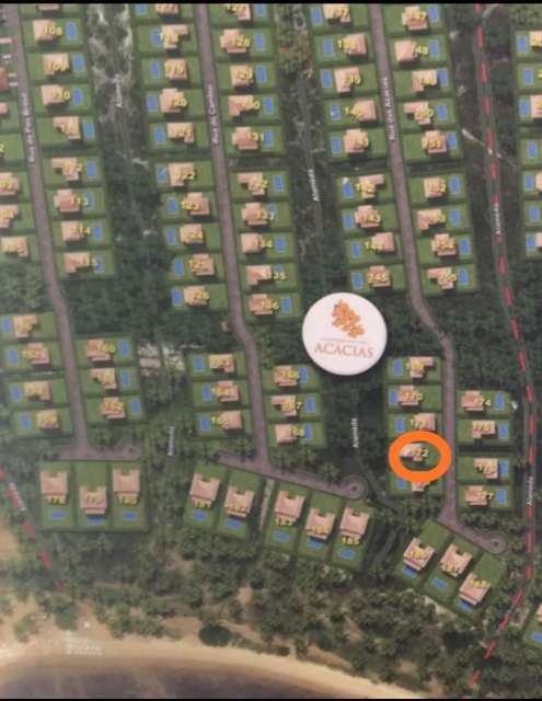 Terreno em Praia do Forte com 544m² à venda por R$ 3.000.000,00