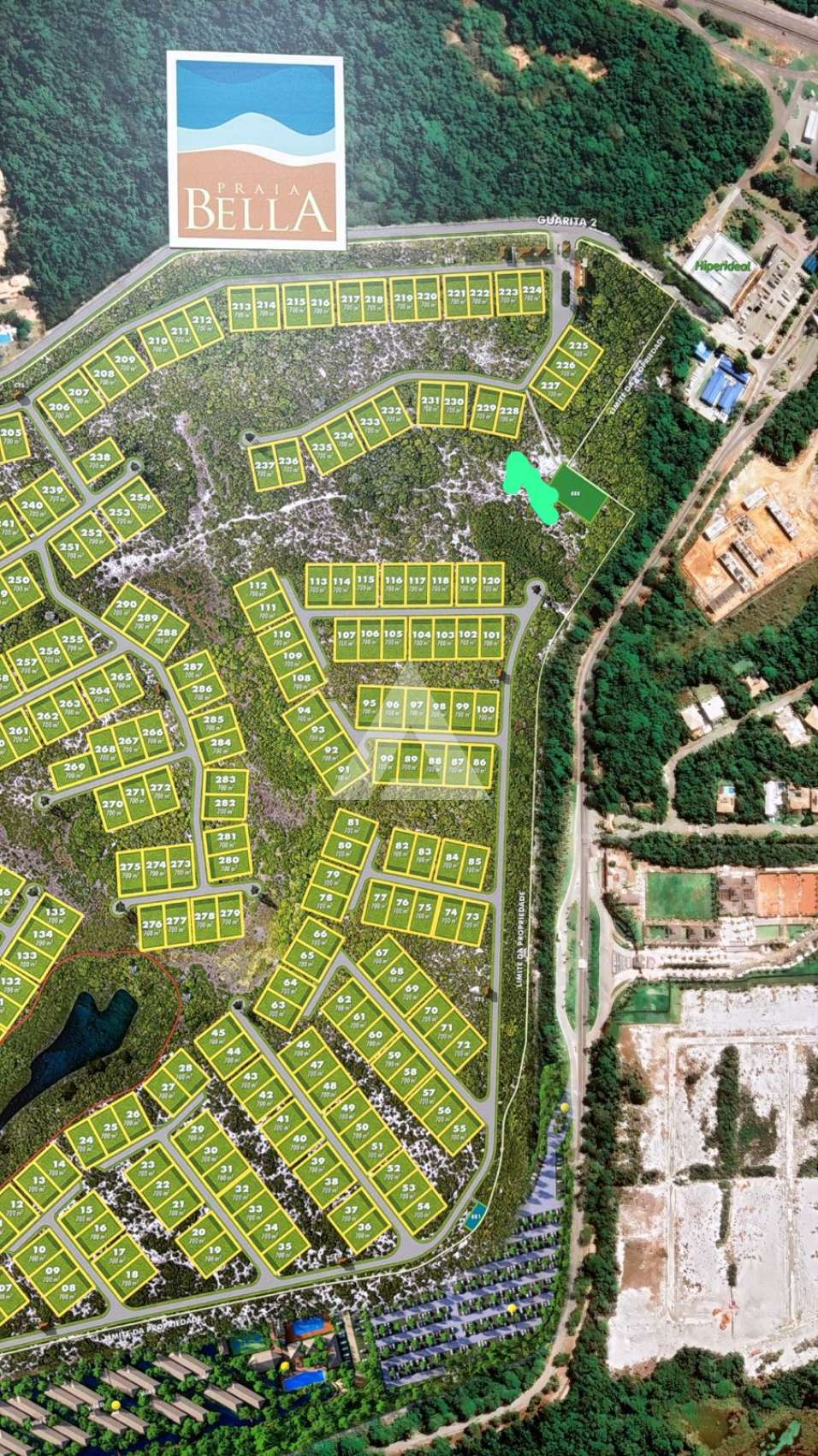Terreno em Praia do Forte com 700m² à venda por R$ 950.000,00