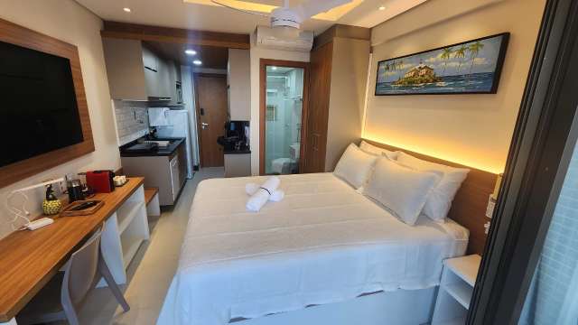 Studio na Barra PORTEIRA FECHADA, 24m² à venda por R$ 550.000,00