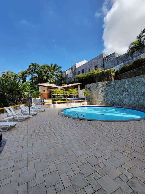 Apartamento com 3 quartos e 1 suíte, 87,00 m² para alugar por R$ 4.000,00 - Cidade Jardim - Salvador/BA 