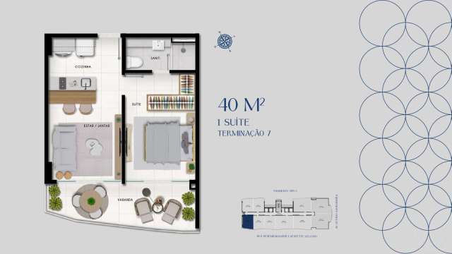 BEACH CLASS JAGUARIBE - Apartamentos de 2 suítes à venda por R$1.350.000,00 em Jaguaribe