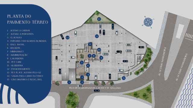 BEACH CLASS JAGUARIBE - Apartamentos de 2 suítes à venda por R$1.350.000,00 em Jaguaribe